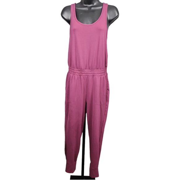 Nike Dri-FIT Plum Sleeveless Training Jumpsuit - Picture 4 of 12